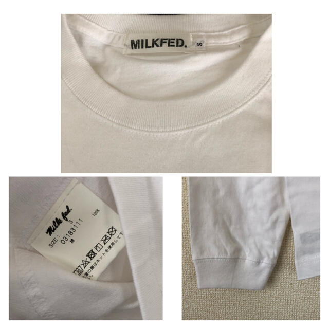 MILKFED.(ミルクフェド)の新品未使用　MILKFED. ロンT 長袖  S レディースのトップス(Tシャツ(長袖/七分))の商品写真