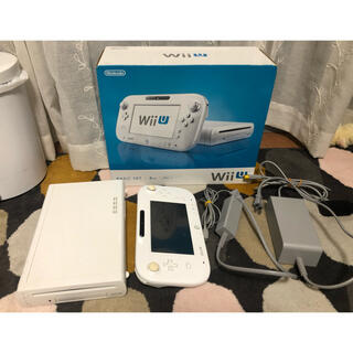 ウィーユー(Wii U)のWii U ベーシックセット　白　中古(家庭用ゲーム機本体)
