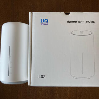 ファーウェイ(HUAWEI)のSpeed Wi-Fi HOME L02_UQ(PC周辺機器)