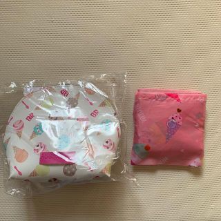 アイスクリーム(ICE CREAM)のサーティワン ポーチ&エコバッグ(ノベルティグッズ)