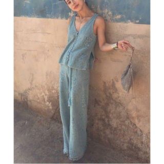 アメリヴィンテージ(Ameri VINTAGE)のあおい様専用１６日までZOE 2WAY PETITE KNIT＆PANTS(カジュアルパンツ)