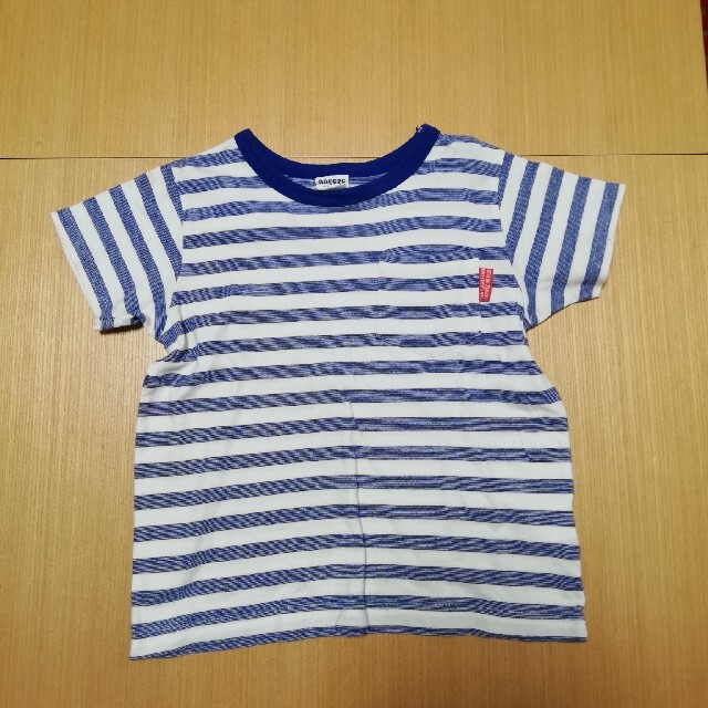 BREEZE(ブリーズ)のぐでたまごさん専用　BREEZE　Tシャツ　ボーダー　120cm キッズ/ベビー/マタニティのキッズ服男の子用(90cm~)(Tシャツ/カットソー)の商品写真