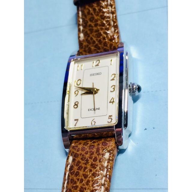SEIKO(セイコー)のD18）華麗な(*'▽')セイコー・エクセリーヌ電池交換済みシルバーレディス レディースのファッション小物(腕時計)の商品写真