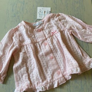 ベベ(BeBe)のbebeカーディガン　ベビー80〜90新品(カーディガン/ボレロ)