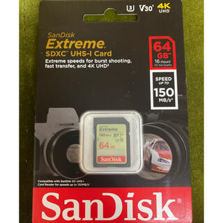 サンディスク(SanDisk)のsandisk SD カード　64GB(その他)