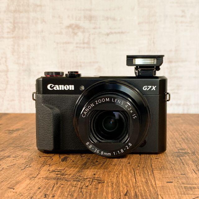 Canon(キヤノン)の【中古】Canon PowerShot G7 X Mark II  おまけ多数 スマホ/家電/カメラのカメラ(コンパクトデジタルカメラ)の商品写真