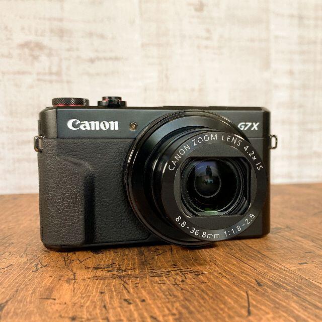 Canon(キヤノン)の【中古】Canon PowerShot G7 X Mark II  おまけ多数 スマホ/家電/カメラのカメラ(コンパクトデジタルカメラ)の商品写真