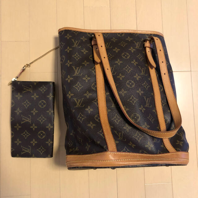 LOUIS VUITTON(ルイヴィトン)のLOUIS VUITTON ルイヴィトン モノグラム　バックポーチ付 レディースのバッグ(ハンドバッグ)の商品写真