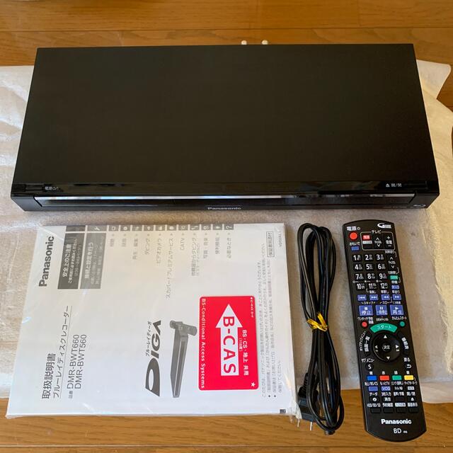 Panasonic(パナソニック)のパナソニック DMR-BWT660-k ブルーレイ ディスク レコーダー スマホ/家電/カメラのテレビ/映像機器(ブルーレイレコーダー)の商品写真