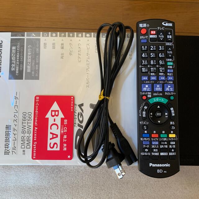 Panasonic(パナソニック)のパナソニック DMR-BWT660-k ブルーレイ ディスク レコーダー スマホ/家電/カメラのテレビ/映像機器(ブルーレイレコーダー)の商品写真