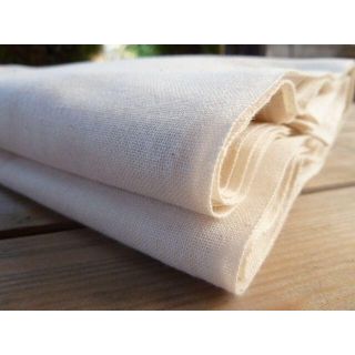 生成り未晒し木綿（文規格）厨房、食品用に安心のさらし(生地/糸)
