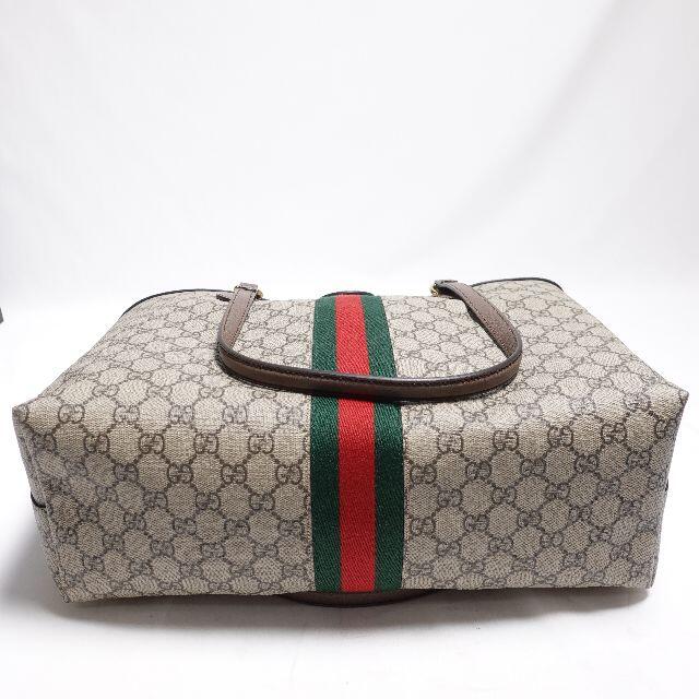 Gucci(グッチ)のGUCCI　オフィディアGGミディアトート　レディース　ブラウン レディースのバッグ(ハンドバッグ)の商品写真