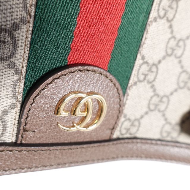 Gucci(グッチ)のGUCCI　オフィディアGGミディアトート　レディース　ブラウン レディースのバッグ(ハンドバッグ)の商品写真