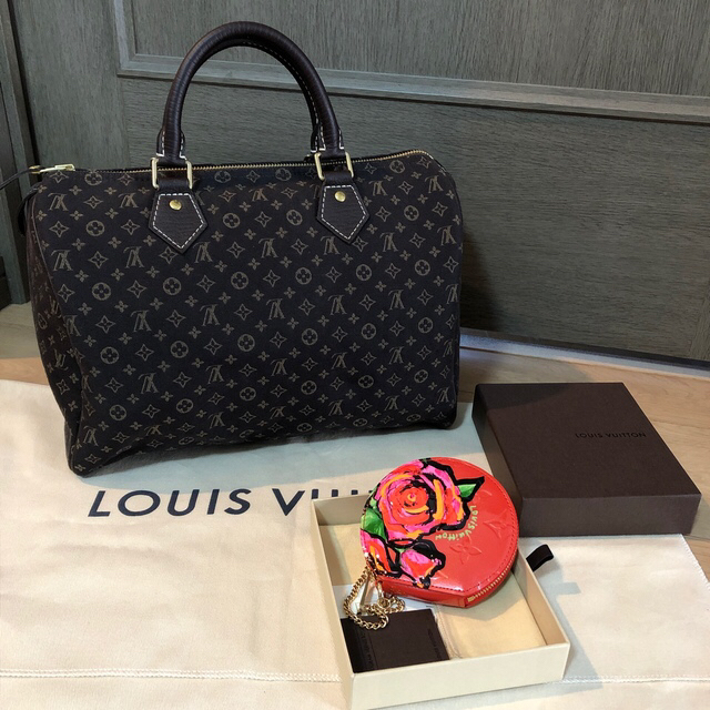 最旬ダウン LOUIS VUITTON ルイヴィトン ミニボストンバッグ、コイン