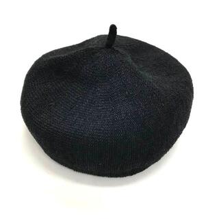 モンベル(mont bell)の送料無料 美品 KAMICO mont-bell モンベル 夏用 ベレー帽 黒(ハンチング/ベレー帽)
