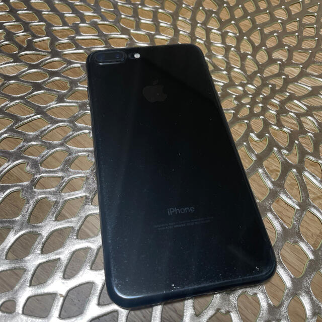 Apple(アップル)のiPhone7plus 256GB jet Black SIMフリー スマホ/家電/カメラのスマートフォン/携帯電話(携帯電話本体)の商品写真