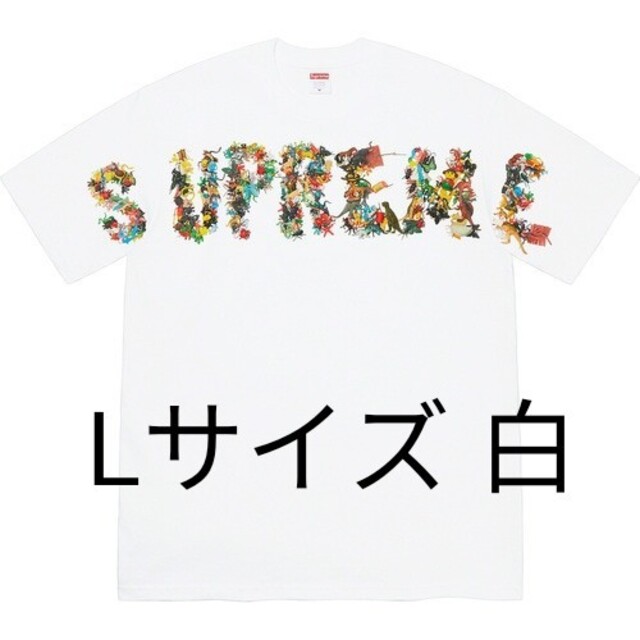【白L】21ss Supreme Toy Pile Tee WhiteTシャツ/カットソー(半袖/袖なし)