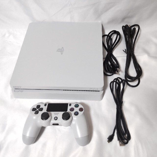 PlayStation4 - PS4 グレイシャーホワイト 最新薄型 CUH-2200A美品の