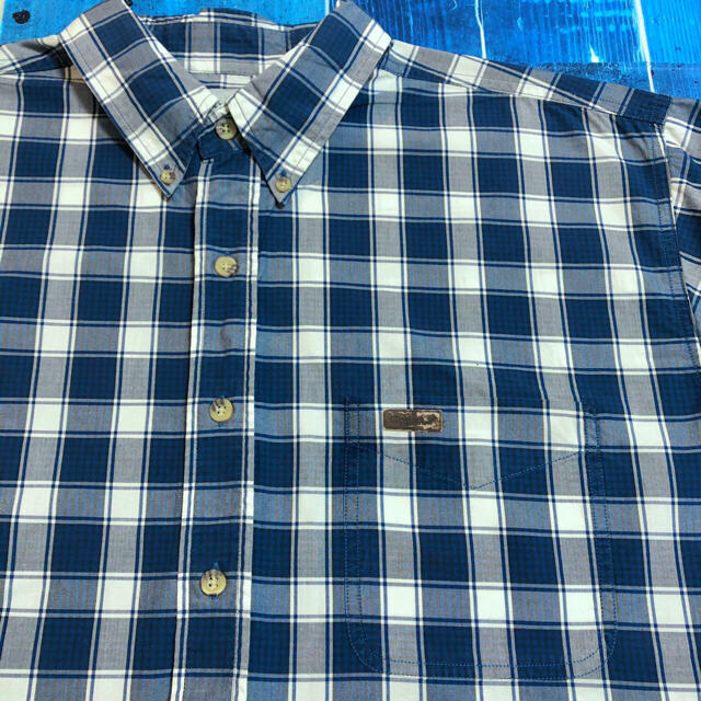 carhartt(カーハート)のはる様専用【カーハート】レザーロゴ入りポケットワークチェックシャツ メンズのトップス(シャツ)の商品写真