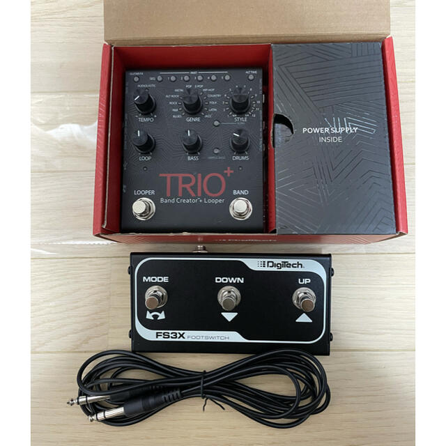 DigiTech trio plus フットスイッチ付き エフェクター