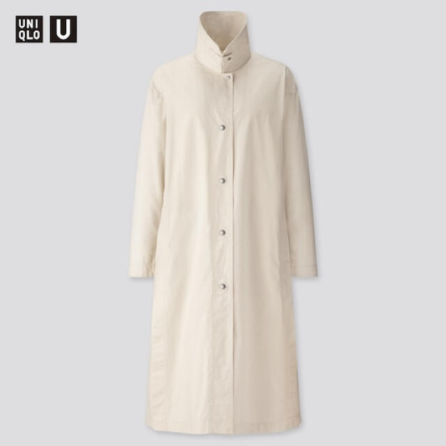 UNIQLOライトロングコート白