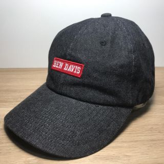 ベンデイビス(BEN DAVIS)の新品未使用　BENDAVIS / ベンデイビス　ロー CAP ブラック　送料無料(キャップ)