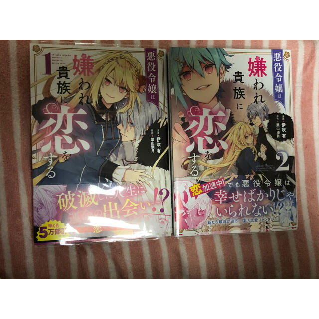 角川書店 悪役令嬢は嫌われ貴族に恋をする 伊吹有 葉山湊月 １巻 ２巻 フロスコミックの通販 By 遙燈 カドカワショテンならラクマ