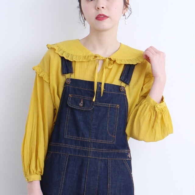 海外最新 Dot&Stripes CHILDWOMAN - CHILD WOMAN チャイルドウーマン フリルブラウス シャツ+ブラウス(長袖+七分)
