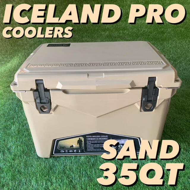 別注カラー‼️アイスランドクーラーボックス 45QT チャコール\u0026