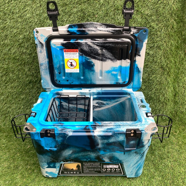 別注カラー ‼️アイスランドクーラーボックス20QTブルーカモ‼️ハード ...
