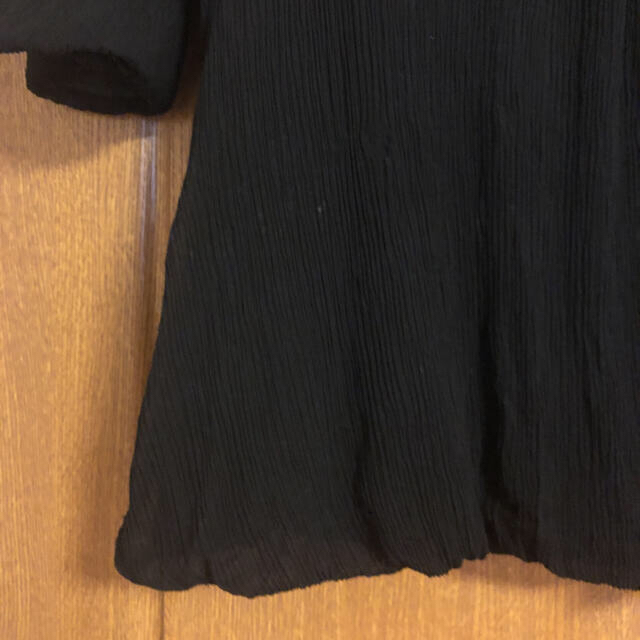 SALE！TONYCOHEN トップス　ブラック　七分袖 レディースのトップス(シャツ/ブラウス(長袖/七分))の商品写真