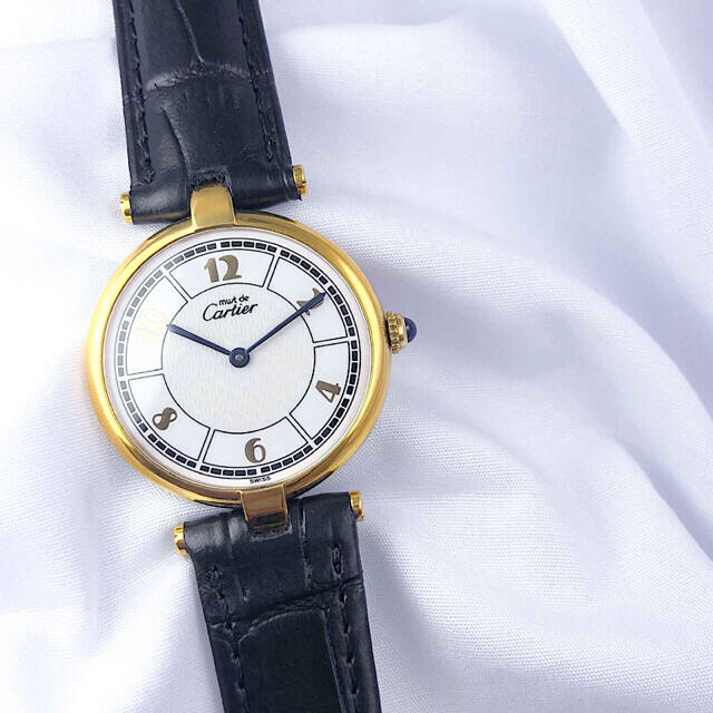 Cartier - 【仕上済】カルティエ ヴァンドーム アラビア文字盤 ゴールド レディース 時計