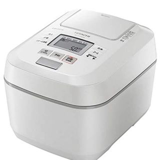 ヒタチ(日立)の【新品最後一台】日立 圧力＆スチームIH炊飯器 RZ-V100DM-W 5.5合(炊飯器)