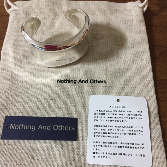 ❤️新品未使用 Nothing And Others edge bangle - ブレスレット/バングル