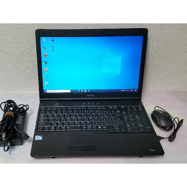 東芝 ノートパソコン Windows10 エクセル ワード160GBOS