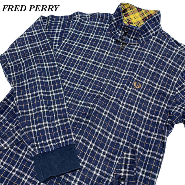 FRED PERRY　総柄　スウェット　スウィングトップ　フレッドペリー