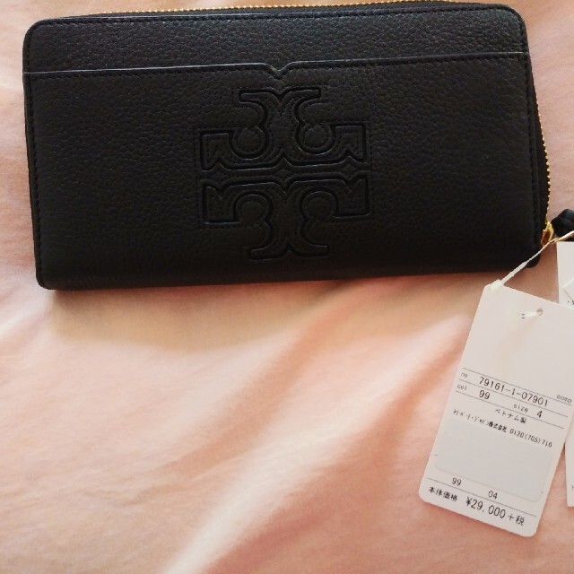 Tory Burch(トリーバーチ)のお値引き　新品未使用　トリーバーチ長財布　黒 レディースのファッション小物(財布)の商品写真