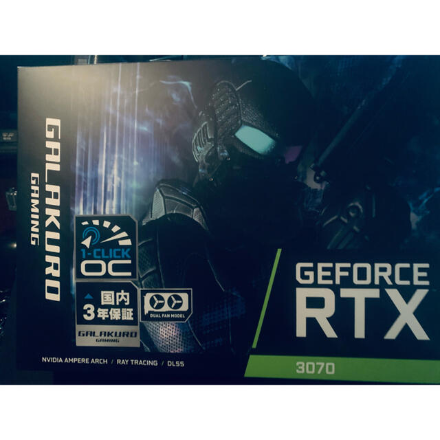 〔新品・未開封〕玄人志向 NVIDIA GeForce RTX3070搭載NVIDIA⚪︎VRAMタイプ