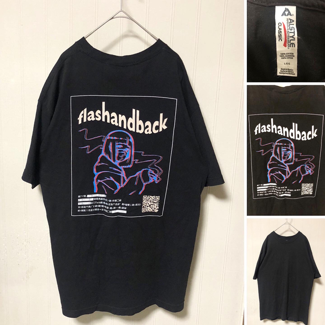 大人気❗️flashandback バックプリント Tシャツ シゲマツ