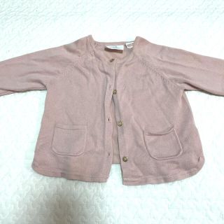 ザラキッズ(ZARA KIDS)のカーディガン　ザラベビー　9-12(カーディガン/ボレロ)