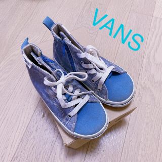 ヴァンズ(VANS)の【VANS】デニム　ハイカットスニーカー　18cm(スニーカー)