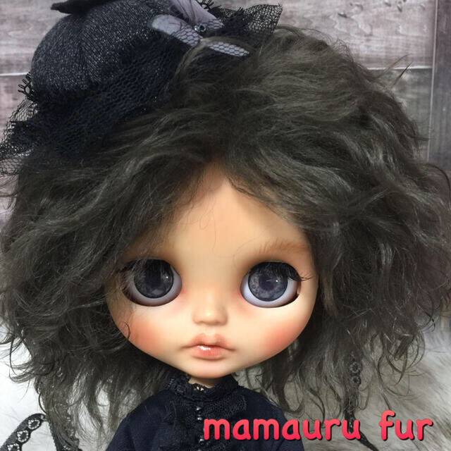 blythe _w-266アッシュグリーンブラウンラムフルスキンウィッグ