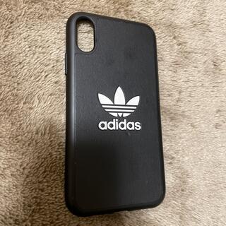 アディダス(adidas)のiPhone XRケース　アディダスブラック(iPhoneケース)