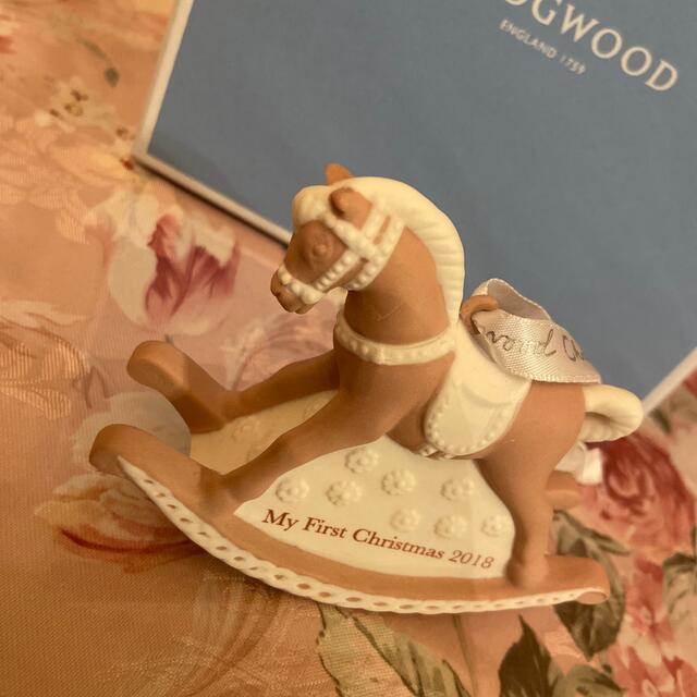 WEDGWOOD(ウェッジウッド)の🎀WEDGWOOD🎀ウエッジウッド🧸フランフラン🎀ピンク🎀木馬🎀 インテリア/住まい/日用品のインテリア小物(置物)の商品写真