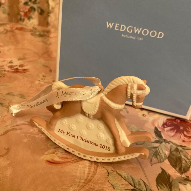 WEDGWOOD(ウェッジウッド)の🎀WEDGWOOD🎀ウエッジウッド🧸フランフラン🎀ピンク🎀木馬🎀 インテリア/住まい/日用品のインテリア小物(置物)の商品写真