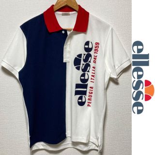 エレッセ(ellesse)のellesse ポロシャツ ヴィンテージ エレッセ 激レア ビッグロゴ(ポロシャツ)