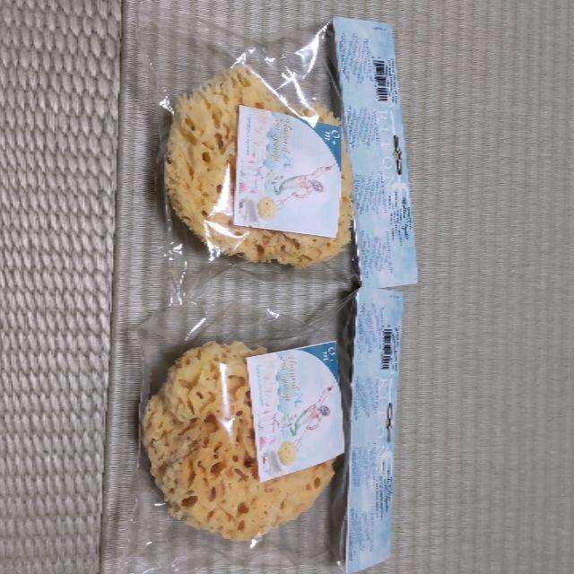 天然海綿ハニコム種 袋パッケージ　×　2個