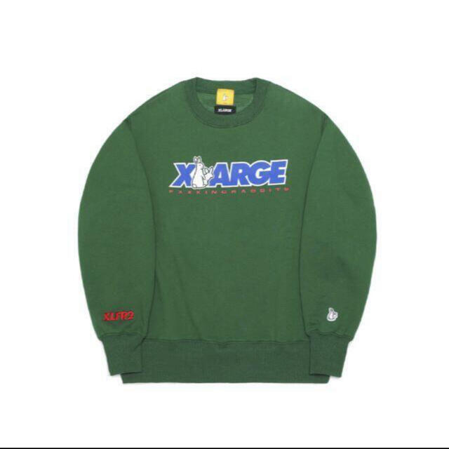 XLARGE FR2 スウェット緑 Mサイズメンズ