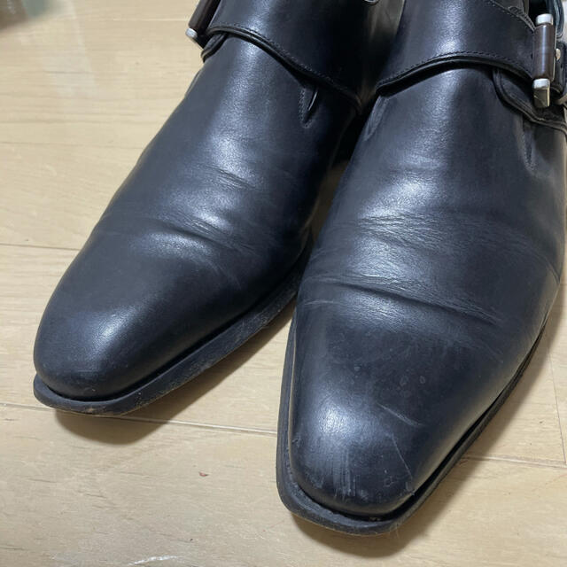 Santoni(サントーニ)のサントーニ Santoni サイズ8 13179 黒 メンズの靴/シューズ(ドレス/ビジネス)の商品写真