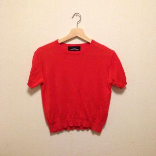 コムデギャルソン(COMME des GARCONS)の☆garçonサマーニットRed☆(ニット/セーター)